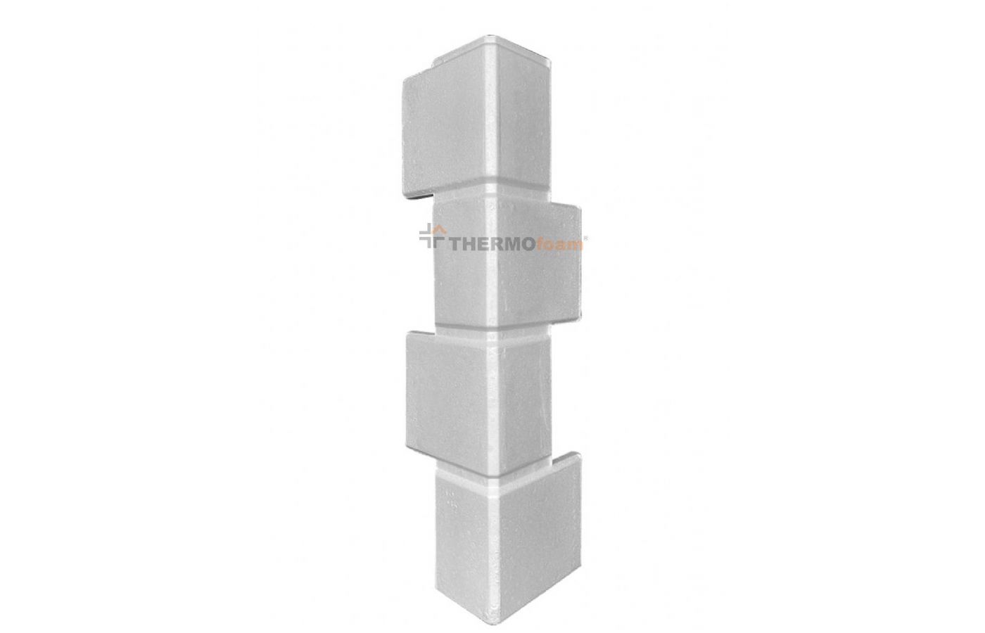 Symmetrical Straight Pattern Surprised Injection Corner Stone