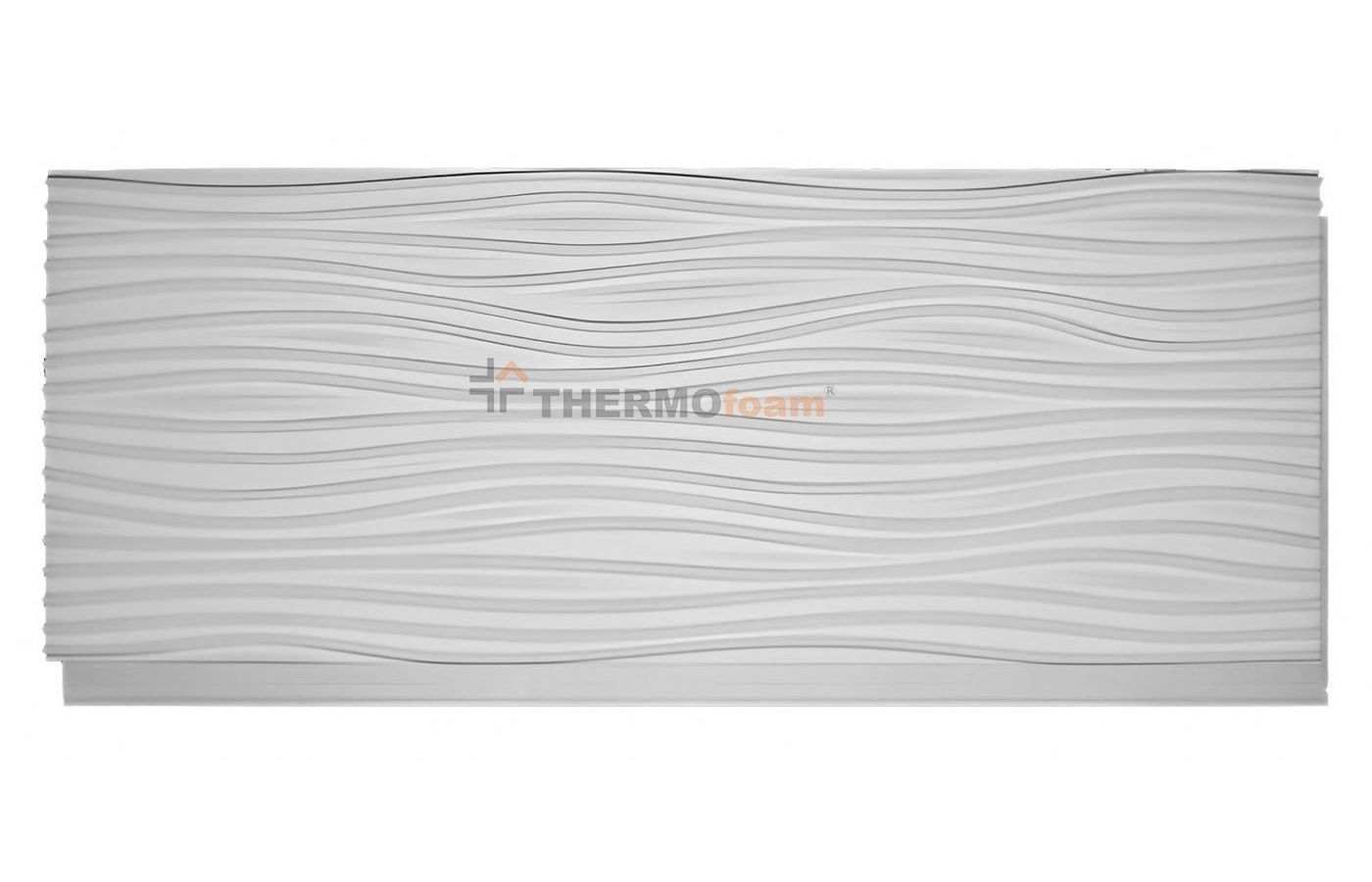 Wave Pattern Injection Exterior Wall Panel